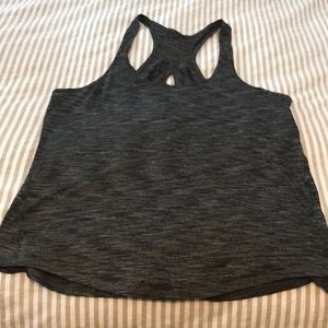 Heathered Black/Grey Lululemon tank